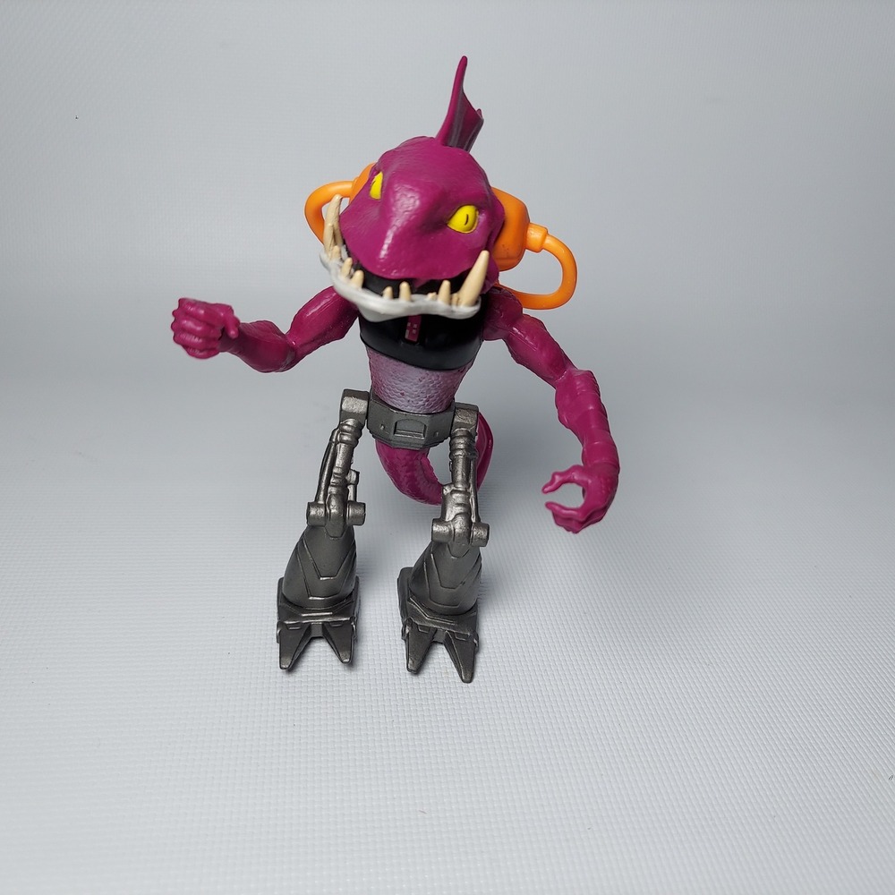 TMNT Fishface Action Figure 2012 Playmates Toys Nickelodeon Purple Robot Legs